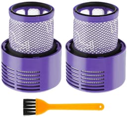Vervangende filters voor Dyson V10 Cyclone-serie - V10 Absolute - V10 Animal - V10 Total Clean - V10 Motorhead - SV12 - onderdeelnummer 969082-01 - wasbare en herbruikbare draadloze stofzuigers - 2 stuks — thumbnail 1