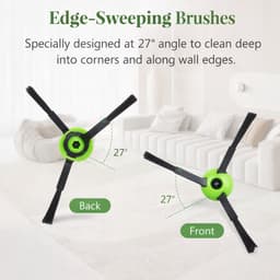 Home & Marker - Onderhoudskit geschikt voor iRobot Roomba E & i-Serie - E5, E6, E7, i1, i1+, i2, i3+, i4, i4+, i6, i6+, i7, i7+, i8, i8+ - 14-delige Vervangingsset - Met Filters, Zijborstels & Rolborstels - IFRESH — thumbnail 5