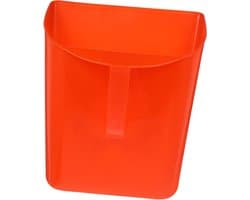 Tafelkruimel Stofblik - Lichtgewicht Schep - Efficiënte Reiniging - Ergonomische Handgreep - 27 cm - Rood
