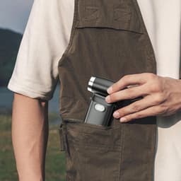 Elektrische Bladblazer - Handheld Stofzuiger - Toetsenbord Reinigen - Met LCD Display - Compact Formaat - Wit — thumbnail 4