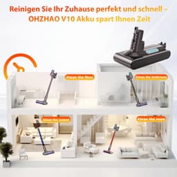 Stofzuigeraccu - Compatibel met Dyson V10 - 7200 mAh — thumbnail 5