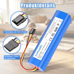 Stofzuigeraccu - 6500 mAh - 14,4 V - Lithium-ion — thumbnail 3