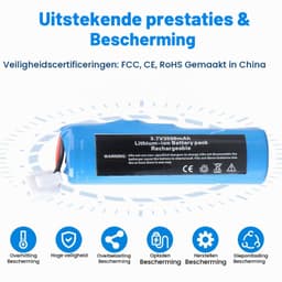 Stofzuigeraccu - 3,7 V - 3500 mAh - Lithium-ion — thumbnail 2