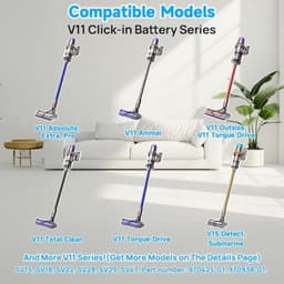 Snap-in Batterij voor Dyson V11 en V15, 3900mAh — thumbnail 2