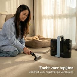 Tapijtreiniger – Tapijtreinigerapparaat – Vloerreiniger – Schoonmaakmachine – Bekledingsreiniger – Krachtige Dieptereiniging – Compact Lichtgewicht Design — thumbnail 1