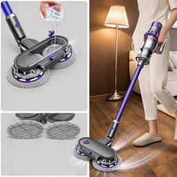 Elektrisch Nat En Droog Dweilen - Dweilkop Geschikt Voor Dyson V7/V8/V10/V11/V15 - Stofzuiger Reinigingszuigmond — thumbnail 5