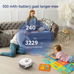 Teendow D20S Max+ Robotstofzuiger & Vachtverzorging - 6000 Pa - LiDAR - 3L Zelfledigend — thumbnail 4