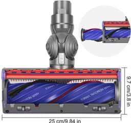 Vloerzuigmond borstel voor V12 Detect Slim / V12 Origin vloerborstel accessoires elektrische borstel Motorhead Direct Drive elektrische turboborstel reserveonderdelen reiniger kop — thumbnail 4
