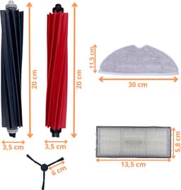 Accessoirespakket voor Roborock S8/Roborock S8 Plus - Filter/Dweil/Zijborstel/Afzuigrol — thumbnail 2