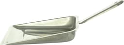 Stoffen Schotel - Veegschop - Huishoudelijk Werk - Roestvrij Staal - 31 cm - Zilver — thumbnail 3