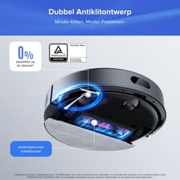 Roborock Q7 L5+ Set-Robotstofzuiger-Dubbel Anti-Tangle Systeem-8000 Pa Zuigkracht-Elektronische Watertank-LiDAR-Navigatie-Ideaal voor Tapijten en Dierenharen-Zwart — thumbnail 5