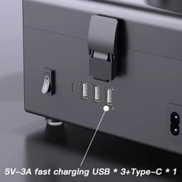 SnelShoppen - Smoke Damper, Rookafzuiger, Rookpreventie met 3-Fasen Filtersysteem, 150 W, 7000 rpm, Elektrische Lastechniek, EU Stekker — thumbnail 4