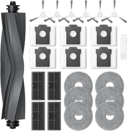 24 stuks accessoires voor Dreame robotstofzuigers - Hoofdborstel - Stofzakken - Reinigingsdoeken - HEPA-filters - Zijborstels — thumbnail 1