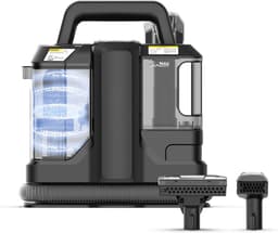 Lìon® Vlekkenreiniger - Vlekkenreiniger Bank - Vlekkenreinigers - Tapijtreiniger Machine - Zwart - 30cm x 26cm x 16cm — thumbnail 1