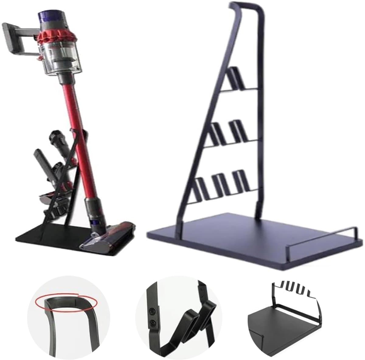 Universele Stofzuigerstandaard, Vloerstandaardhouder, Opbergstandaard Docking Station Houder, Compatibel Met Dyson Steelstofzuigers. — afbeelding 1