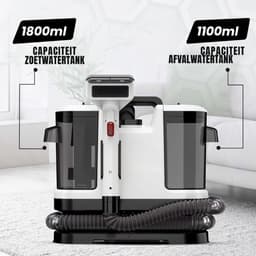 Ploutos® Tapijtreiniger - Tapijtreiniger & Vlekkenreiniger Machine - Voor Bank - Zwart - 19cm x 31cm x 37cm — thumbnail 4