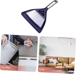 Bezem Stoffer Set - Mini Reinigingsset - Bureau Schoonmaken - Compact Ontwerp - 147 Gram - Blauw — thumbnail 3