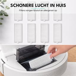 ZENC® Accessoireset Geschikt voor Rowenta en Tefal X-plorer Serie 75 S+ - Robotstofzuiger - Onderhoudsset - HEPA-filters - Borstels - Stofzakken - Dweilpads — thumbnail 4