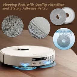 PromoHome Accessoireset voor Dreame X40 Ultra/L10s Ultra Gen 3/L40 Ultra/X40 Master/Mova P50 Pro Ultra – 24-delig met rubberen hoofdborstel, HEPA-filters, zakken, doeken en zijborstels — thumbnail 5