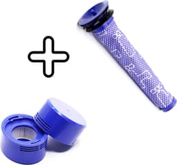 JGR Filter Set voor Dyson V7 & V8 Steelstofzuiger - Filter Set - Wasbaar - Pre en Post Filter - 1x Voor Filter 1x Motor Filter — thumbnail 1