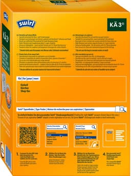Swirl KÄ3 stofzuigerzakken geschikt voor Karcher - 3 stuks - voor series WD3 - MV3 - SE 4001 - SE 4002 — thumbnail 5