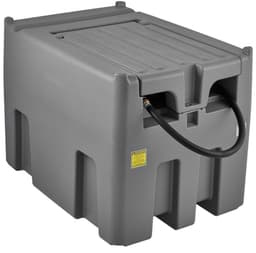 Draagbare Dieseltank - Mobiele Brandstoftank - Capaciteit 440 L - Automatische Pomp 12 V DC 140 W - Toerental 2600 tpm - Slang 4 m - Voor Diesel/benzine - Grijs — thumbnail 1