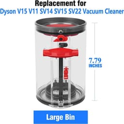 Geschikt voor Dyson V11 stofzuigers - 1 stofreservoir + filter + borstel — thumbnail 2