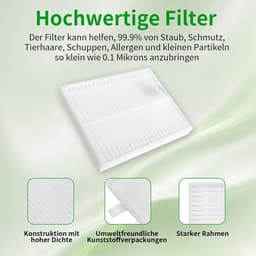 Cosensi - Accessoireset voor Robotstofzuiger - 17-delige set - Hoofdborstel, Schoonmaakdoeken, Filters, Zijborstels — thumbnail 3