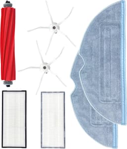 PARTS4® Robotstofzuiger vervangingsset geschikt voor Roborock S7, T7, T7 Plus serie | 7-delige set met middenborstel, zijborstel (2 x), filter (2 x), mop doeken (2 x) — thumbnail 1