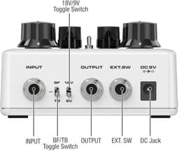 NUX NDO-5 analoge dubbele effect pedaal overdrive ACE OF TONE — thumbnail 3
