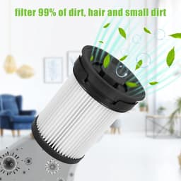 Hoopstofzuigerfilter 2-pack Geschik voor Miele TriFlex HX1 FSF — thumbnail 3