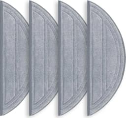 Vier schoonmaakdoekjes geschikt voor de Roborock Q10 S5, accessoires voor de robotstofzuiger, schoonmaakpads, vervangende dweilpads, wasbare dweilpads. — thumbnail 1