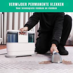 Aura® Vlekkenreiniger - Vlekkenreinigers - Tapijtreiniger Machine - Vlekkenreiniger Bank - Wit - 20cm x 39cm x 30cm; 3.85 kg — thumbnail 5