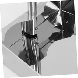Roestvrijstalen Stofpan - Lange steel - Comfortabel schoonmaken - Ergonomisch ontwerp - 24.7 x 21 cm - Zilver — thumbnail 5