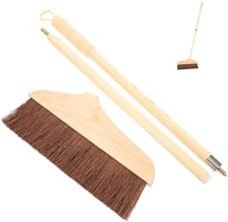 Stoffer en blik - Schoonmaakset - Vloer reinigen - Lange steel - 92 cm - Niet gespecificeerd — thumbnail 1