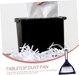 Mini Bezem Stofblik - Stoffer en Blik Set - Bureau Reinigen - Draagbare Handheld Design — thumbnail 4