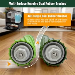 19 stuks accessoires voor de iRobot Roomba Max 705 combo/Roomba Max 700 Series Combo robotstofzuiger/Roomba Max 706 Combo - 2 hoofdborstels, 1 rolmop, 6 zijborstels, 6 filters, 4 stofzakken — thumbnail 3