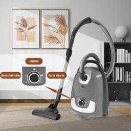 KAD® Karcher - Professionele Bouwstofzuiger - Krachtige Alleszuiger voor Nat & Droog - Grijs - 33cm x 31cm x 53cm — thumbnail 4