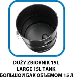 Graphite Energy+ Serie - Aszuiger - 18V - Roestvrijstalen Tank - 15 Liter — thumbnail 3