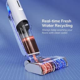 Multifunctionele 3-in-1 Schoonmaker – Stofzuiger – Dweil – Wasapparaat – Draadloos – 2-voudig Tanksysteem – 30 Minuten Gebruikstijd — thumbnail 5
