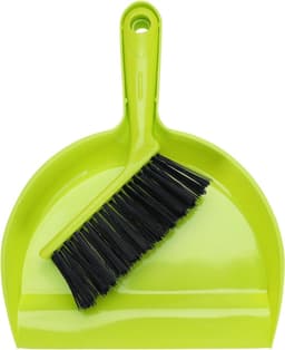 Kleine Bezem Stoffer - Handveger Set - Huishoudelijk Schoonmaken - Platte Rand Ontwerp - Compact Formaat — thumbnail 1