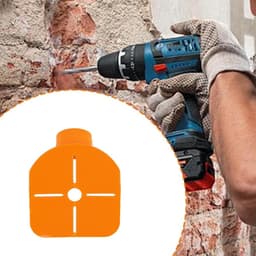 Boorstofzuiger Opvangbak - Gipsplaat Stofzuiger - Stofvrij Boren - Effectieve Stofafzuiging - Voor 35mm Mondstuk - Oranje — thumbnail 2