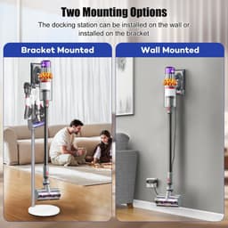 Allecto - Stofzuiger Docking Station - Oplaadstation - Lichtgewicht muurbeugel - Ruimtebesparend - Geschikt voor Dyson V12 - Hoogwaardige kwaliteit — thumbnail 2