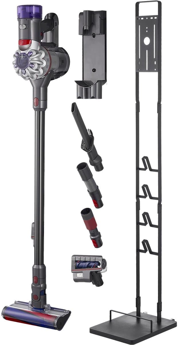 Stofzuigerstandaard, Compatibel met Dyson V6 V7 V8 V10 V11 V15, Stabiele Houder met 4 Haken Voor Dc30 Dc31 Dc34 Dc35 Dc58 Dc59 Dc62 D74 Snoerloze Stofzuiger — afbeelding 1