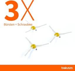 3x Zijborstels & Schroeven voor iRobot Roomba 800/900 Serie - Duurzaam — thumbnail 5