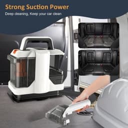 Tapijtreiniger – Vlekverwijderaar – Spot Cleaner – Tapijtreiniger Handheld – Stofzuiger Voor Stoffering – 750W Krachtige Motor – Compact Draagbaar Design — thumbnail 1