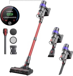 Archi V8 Draadloze Steelstofzuiger – Stofzuiger - Draadloos - 48.000 Pa – 500W – Tot 60 Min – LED Touchscreen – Afneembare Accu — thumbnail 1