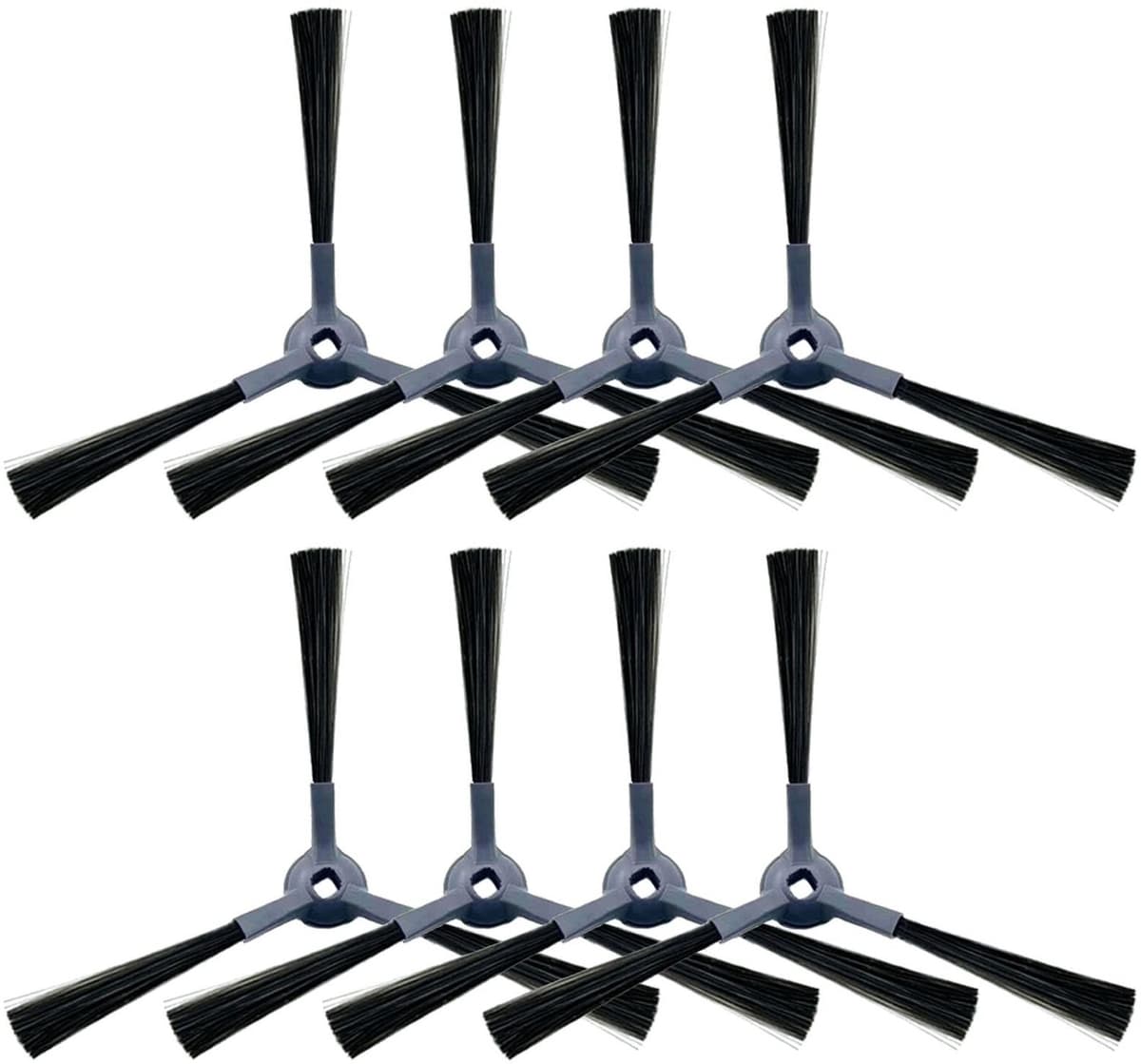 Zijborstels voor robotstofzuiger - 8 stuks - Polycarbonaat — afbeelding 1