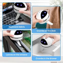 Mini Tafelstofzuiger - USB Oplaadbaar - Hoge Zuigkracht - Perfect voor Bureau en Auto - Homevero — thumbnail 5