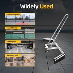 Tennisbaan Waterwisser - RVS - Zilver - 132x87 cm - Voor Sportvelden — thumbnail 4